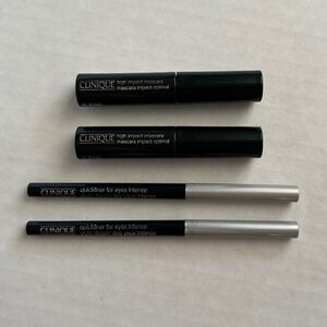 Clinique mascara and eyeliner